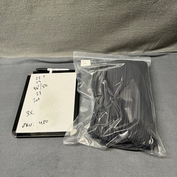 Pure Jill Elements Romper Womens 3X Gray Pleated Jumpsuit Wide Leg V-Neck Belted - Picture 12 of 12